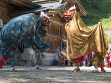 県指定無形民俗文化財の獅子舞